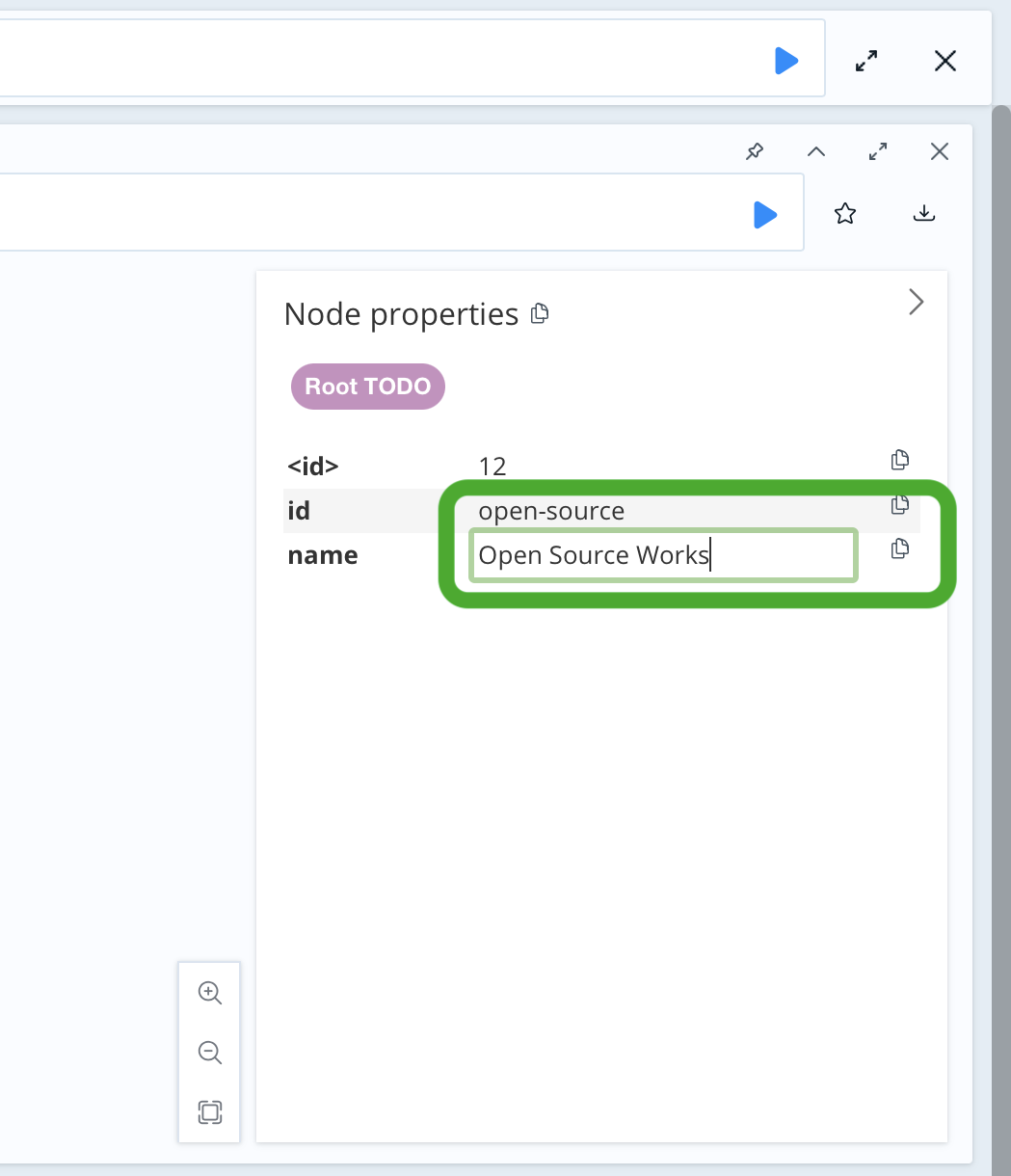 modifying node properties example